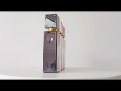 Botella portátil de gama alta del espray de la muestra 50ml de la botella de cristal del perfume