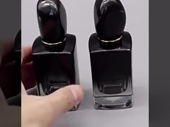 Botella negra del espray de perfume de la botella de perfume 50ML gradualmente