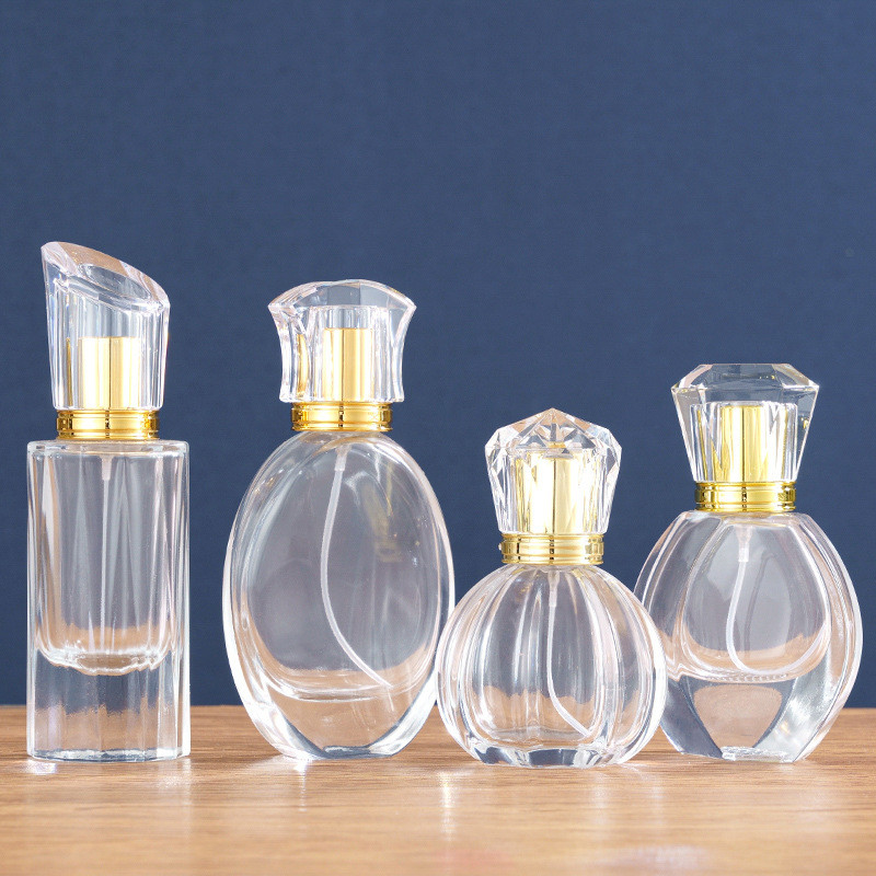 Glass Transparent Perfume Spray Bottle 50ml Material Sub Bottling