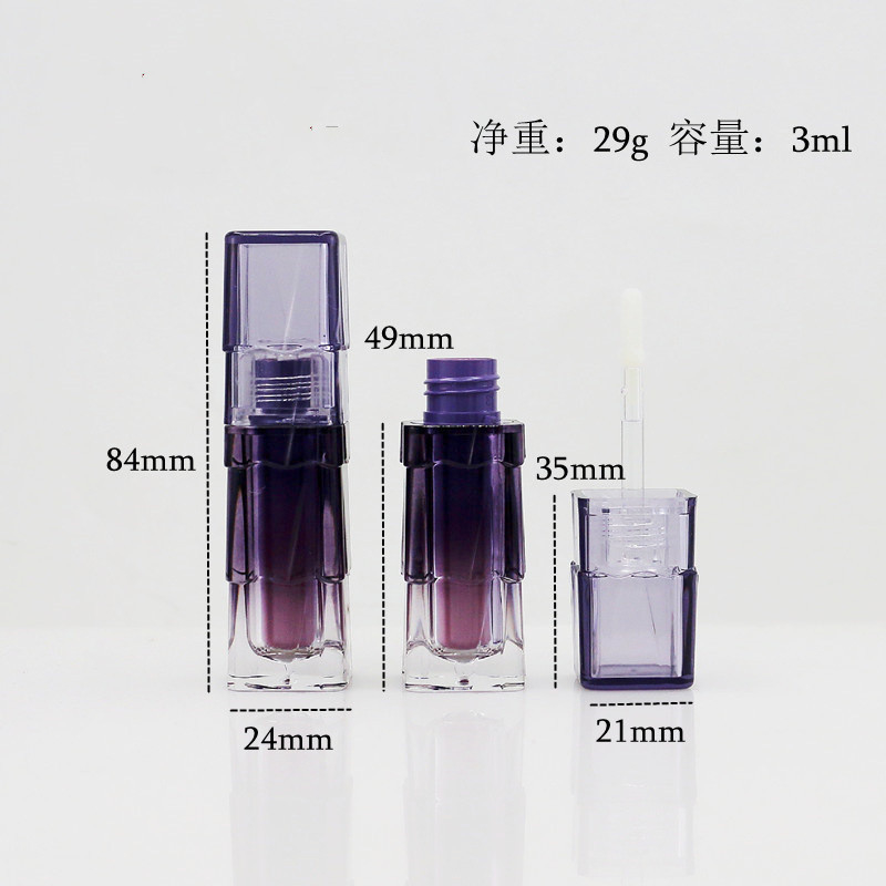 OEM ODM Empty Lip Gloss Tube Containers 3ml