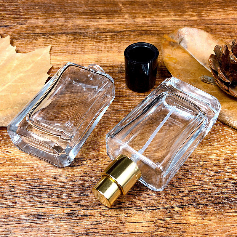 Refillable Perfume Spray Bottle Glass Clear 50ml 30ml
