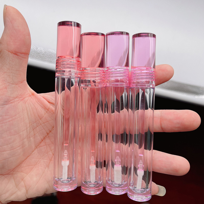 Private label 5.5ml Empty Lip Gloss Tube custom logo lipgloss tubes with wand