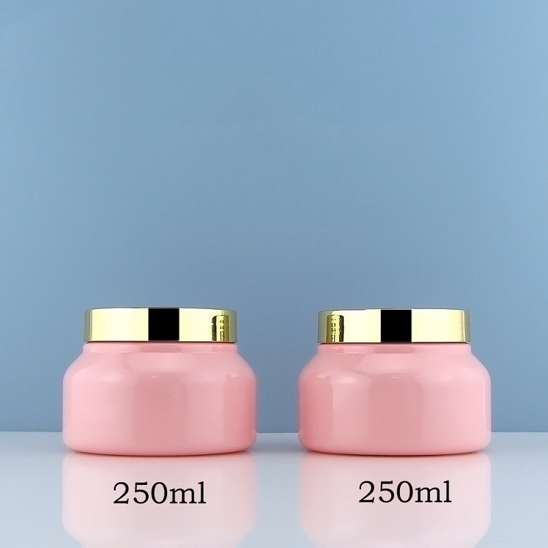 250g Acriylic PET Plastic Cosmetic Jars Containers Hot Stamping